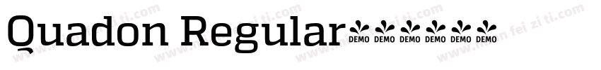 Quadon Regular字体转换